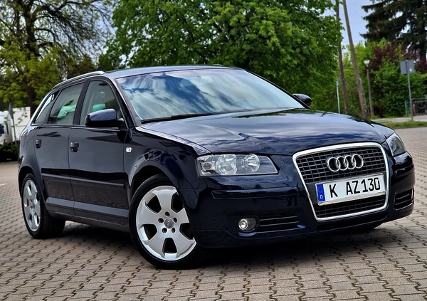 Audi A3 cena 22900 przebieg: 235000, rok produkcji 2008 z Brok małe 742